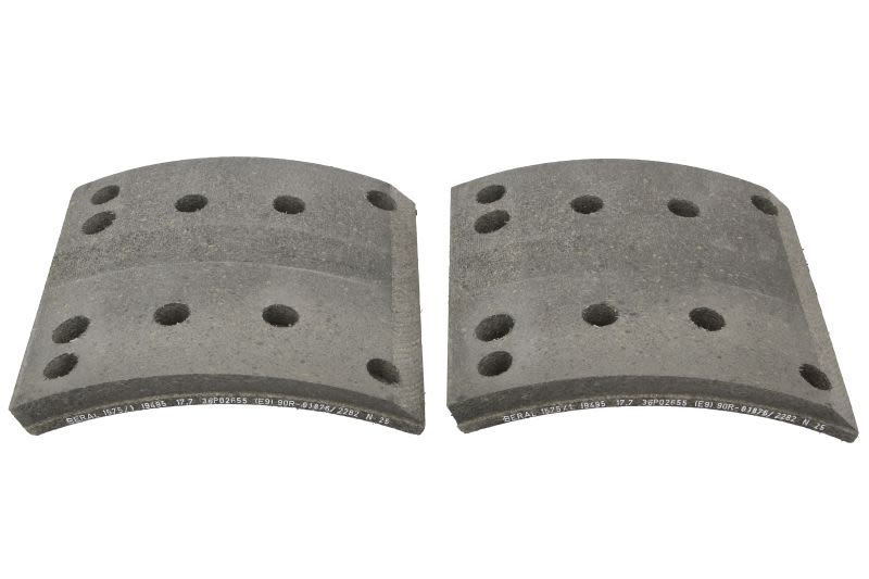 Kit de balatas de freno de tambor BERAL KBL19495.0-1575 para MAN TGS II
