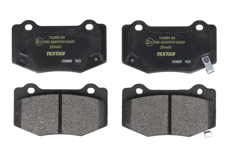 Pastillas de freno de disco TEXTAR 2594401 para Chevrolet Camaro