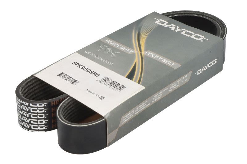 Correa multinervada DAYCO 8PK980SHD para Volvo FH12 D12A340-D12F430