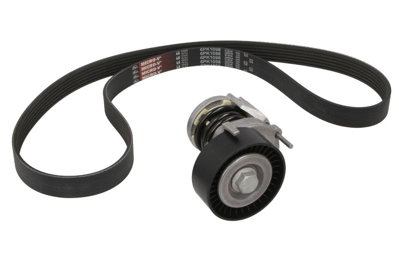 Juego de correa multinervada GATES K046PK1098 para Volkswagen Golf V