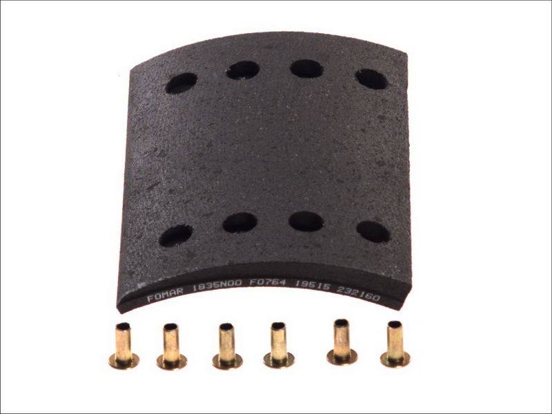 Balata de freno de tambor ROULUNDS RL203900A8 para SAF 5