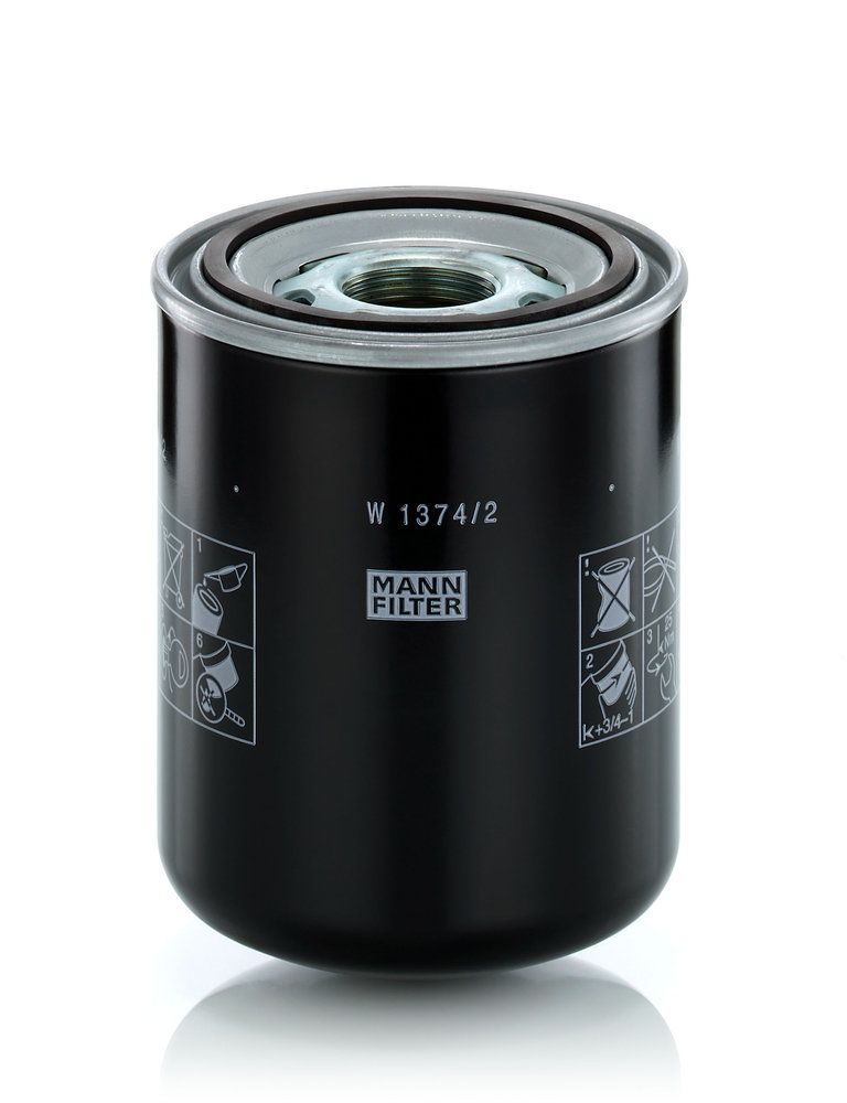 Filtro hidráulico MANN-FILTER W 1374/2 para Fendt 308 C Farme