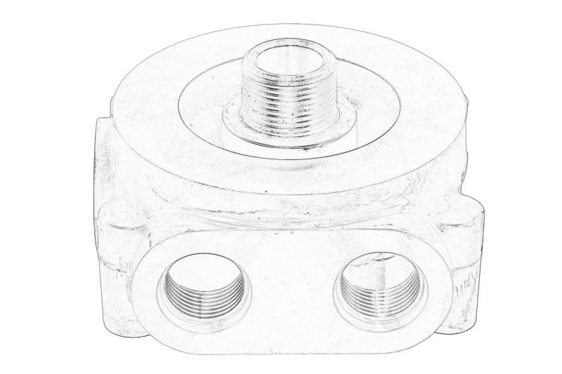 Carcasa de filtro de aceite OE CUMMINS 493571300