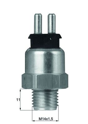 Interruptor de temperatura de ventilador de radiador MAHLE TSW 5 para Mercedes-Benz Clase E (A124) 1992-1998
