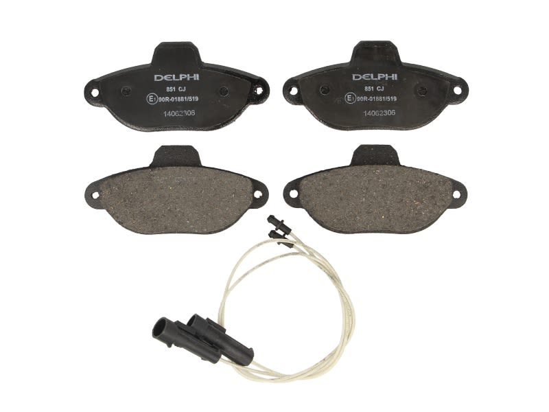 Pastillas de freno de disco DELPHI LP851 para Fiat 500