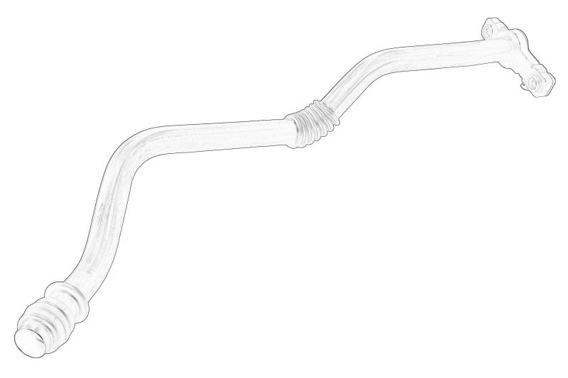 Línea de aceite de turbocompresor OE OPEL 9832926080 para Opel Corsa F