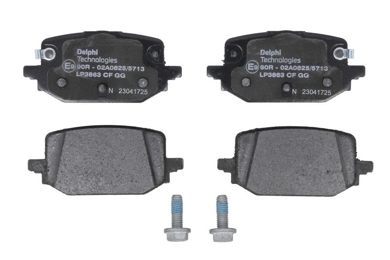 Pastillas de freno de disco DELPHI LP3863 para Nissan Qashqai III