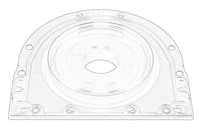 Retén de cigüeñal OE PERKINS 2418F704-PER para JCB 3CX,