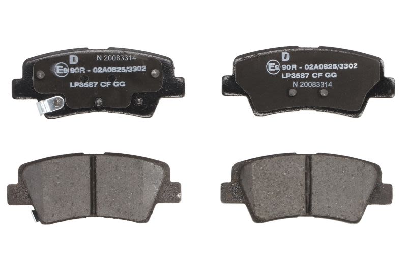 Pastillas de freno de disco DELPHI LP3587 para Hyundai Accent IV