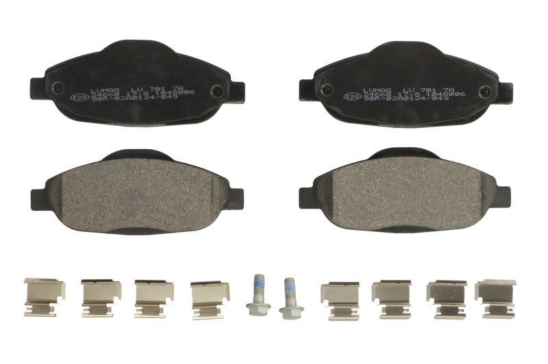 Pastillas de freno de disco BRECK 24660 00 701 00 para Peugeot 308