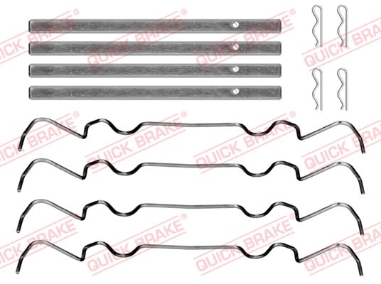 Kit de accesorios, pastilla de freno de disco QUICK BRAKE 109-0069 para Ford Transit
