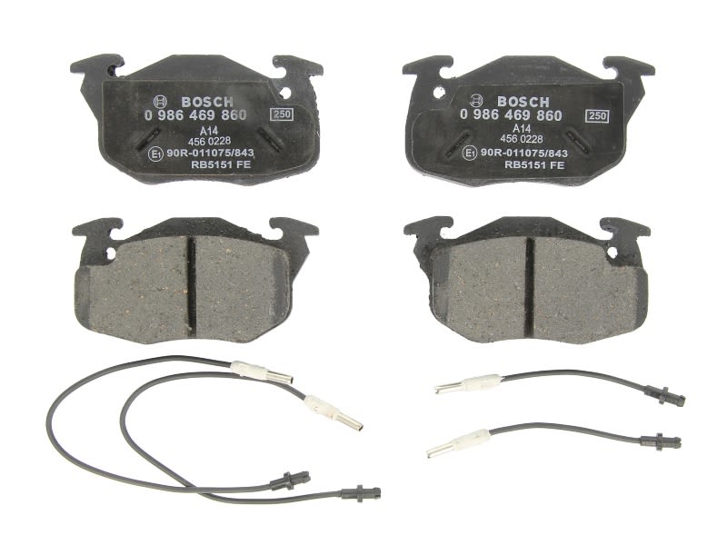 Pastillas de freno de disco BOSCH 0 986 469 860 para Peugeot 205
