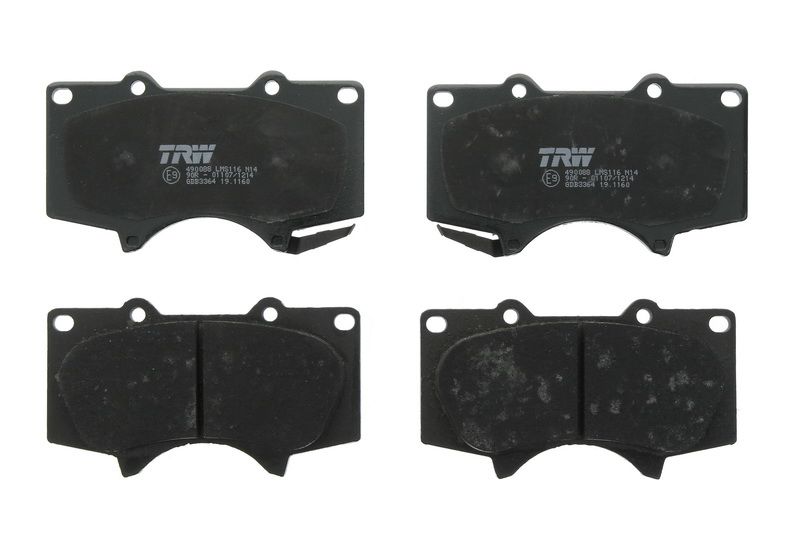 Pastillas de freno de disco TRW GDB3364 para Toyota Hilux VII