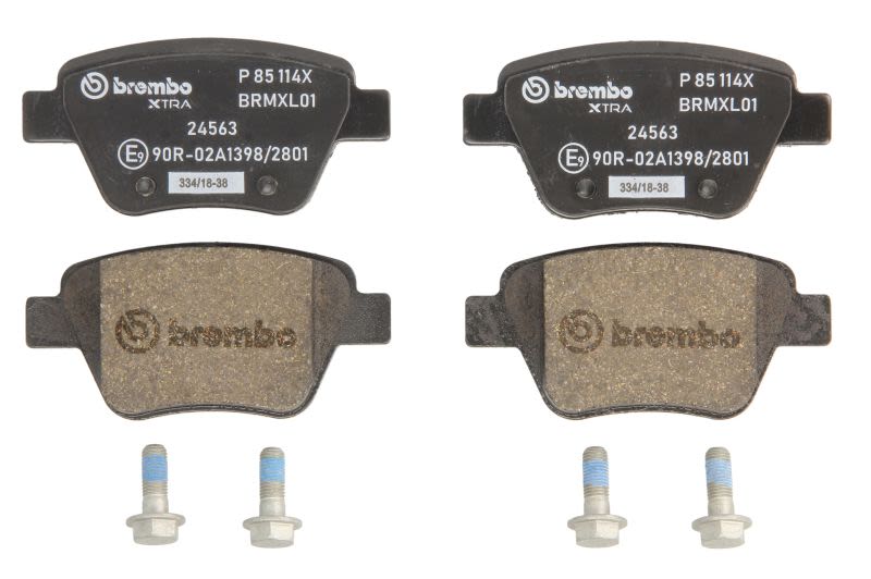 Pastillas de freno de disco BREMBO P 85 114X para Volkswagen Golf V