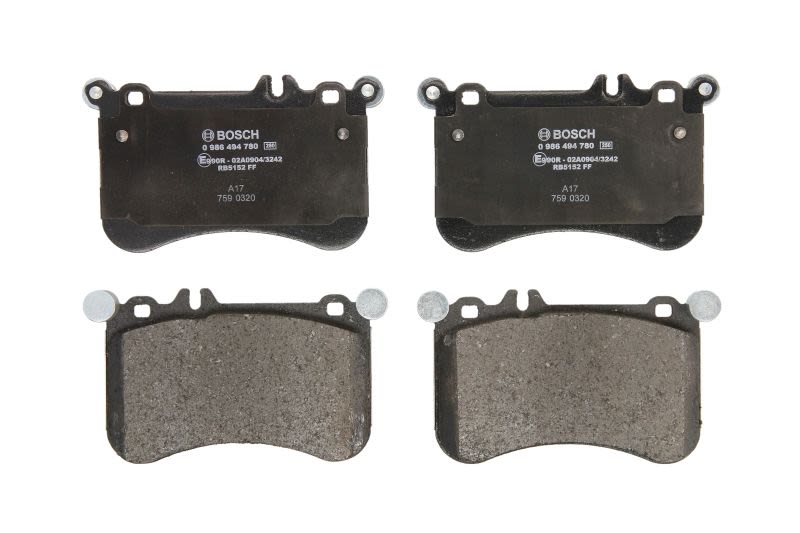 Pastillas de freno de disco BOSCH 0 986 494 780 para Mercedes-Benz Clase E (W212) 2009-2016