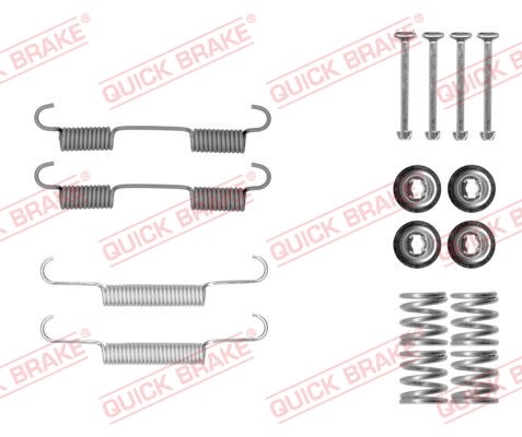 Kit de accesorios de balatas de freno de estacionamiento QUICK BRAKE 105-0896 para Nissan Navara NP300