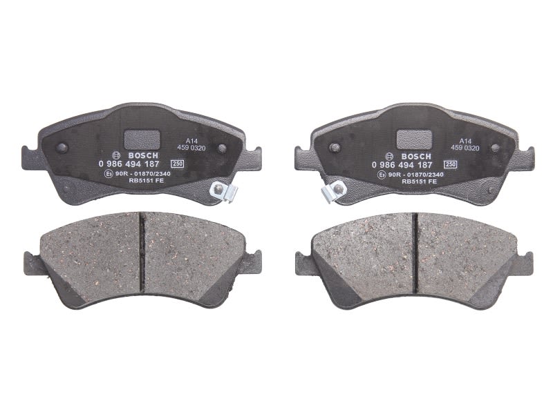 Pastillas de freno de disco BOSCH 0 986 494 187 para Toyota Coroll