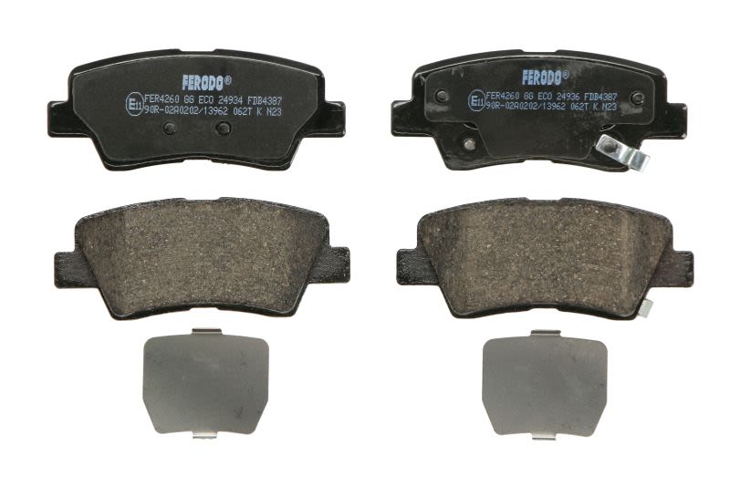 Pastillas de freno de disco FERODO FDB4387 para Hyundai Accent IV