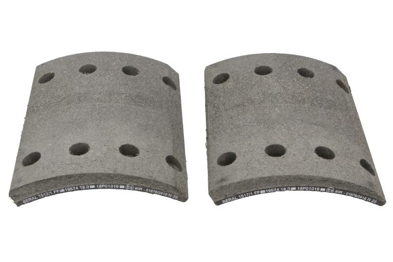 Kit de balatas de freno de tambor BERAL KBL19574.0-1517 para Valx R