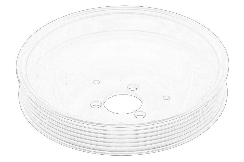 Polea de bomba de agua OE VW 06E 121 031E para Audi A6 C6
