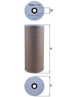 Filtro hidraulico MAHLE