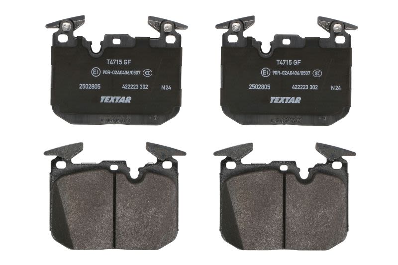 Pastillas de freno de disco TEXTAR 2502805