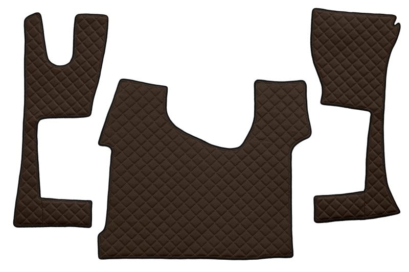 Alfombra de piso F-CORE FL34 BROWN para Mercedes-Benz Actros MP4 / MP5