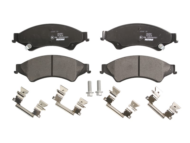 Pastillas de freno de disco TEXTAR 2563201 para Ford Range