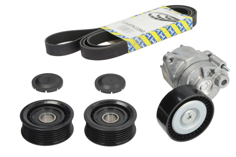 Juego de correa multinervada SNR KA851.01 para Mercedes-Benz Clase C (CL203) 2001-2011