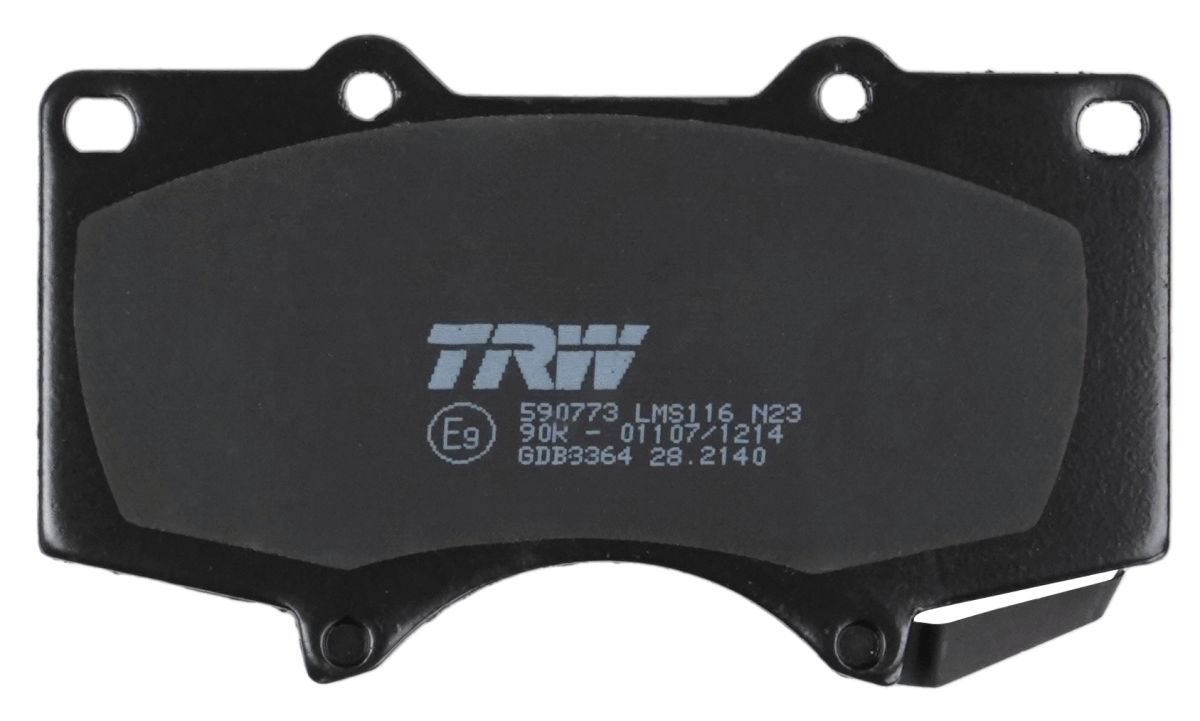 Pastillas de freno de disco TRW GDB3364 para Toyota Hilux VII