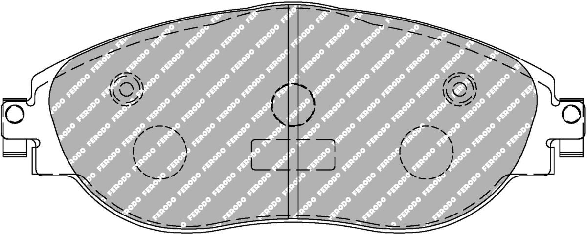 Pastillas de freno de disco FERODO FCP4425H para Volkswagen Golf VII