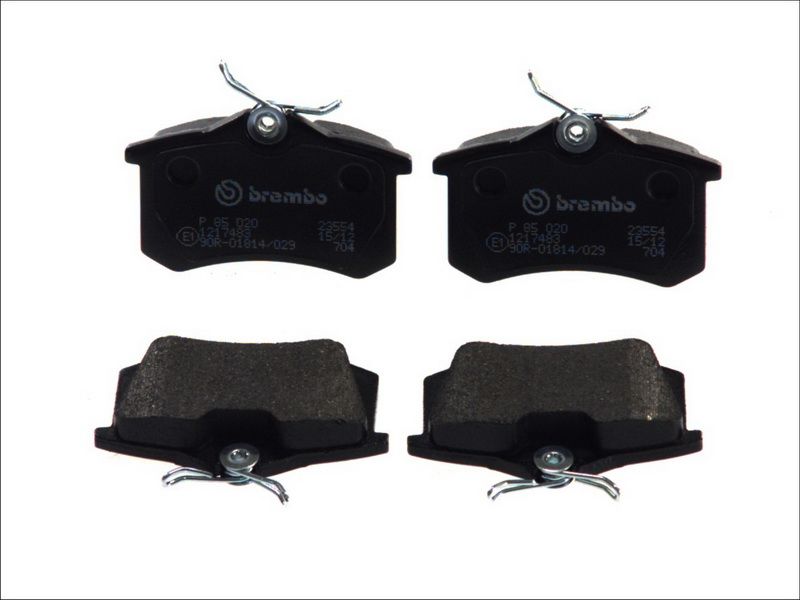 Pastillas de freno de disco BREMBO P 85 020 para Audi A3