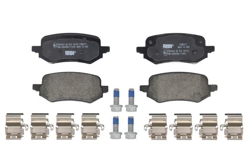Pastillas de freno de disco FERODO FDB5371 para Ford Pum