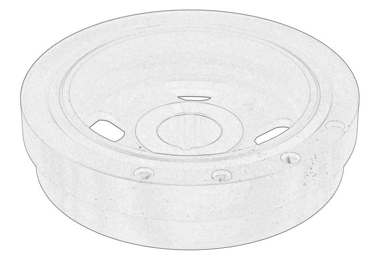 Polea de cigüeñal OE TOYOTA 13470-25020 para Lexus ES