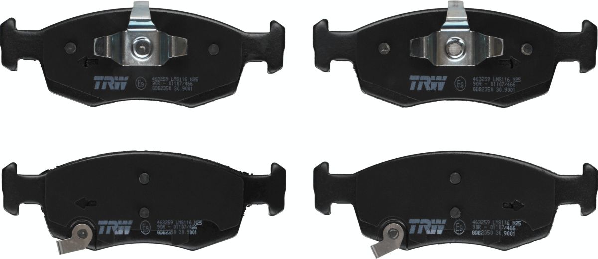 Pastillas de freno de disco TRW GDB2350 para Fiat 500