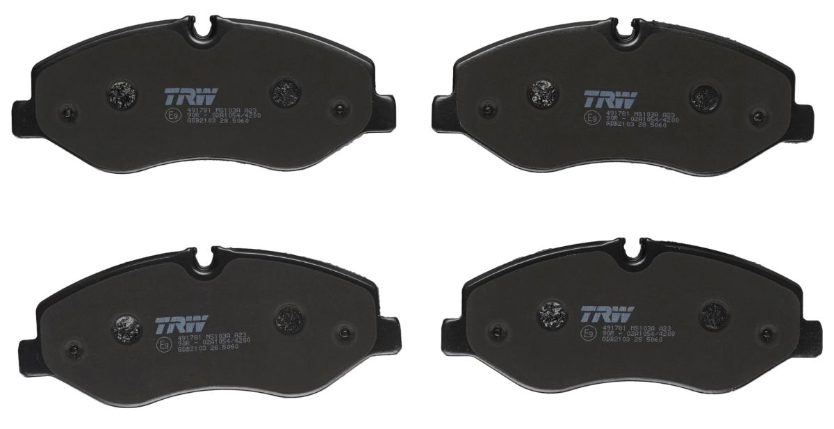 Pastillas de freno de disco TRW GDB2103 para Mercedes-Benz Marco Polo Camper (W447) 2014-