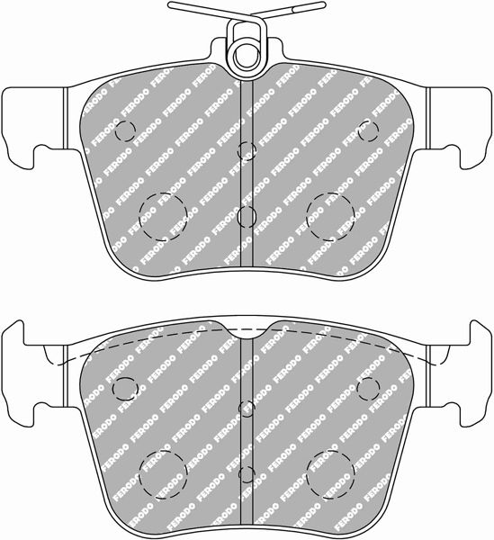 Pastillas de freno de disco FERODO FCP4697H para Audi A3
