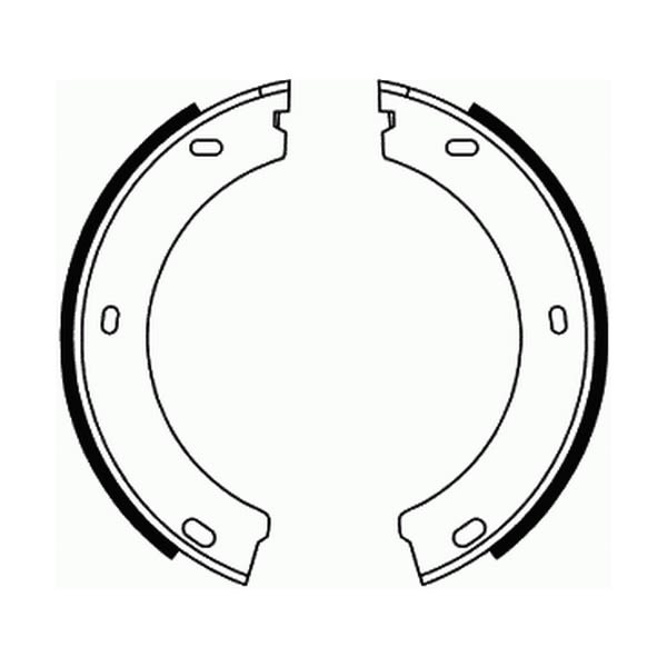 Balatas de freno de estacionamiento ABE CRP000ABE para Jaguar XJ