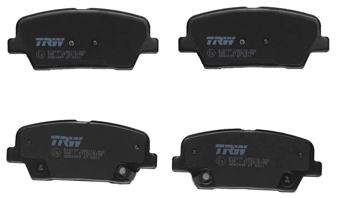 Pastillas de freno de disco TRW GDB3499 para Hyundai Grand Santa FÉ