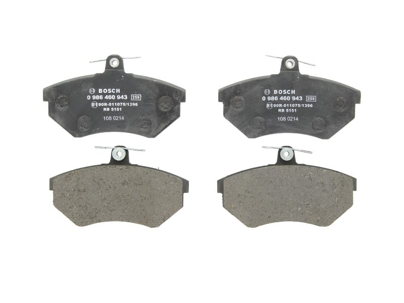 Pastillas de freno de disco BOSCH 0 986 460 943 para Seat Ibiza II