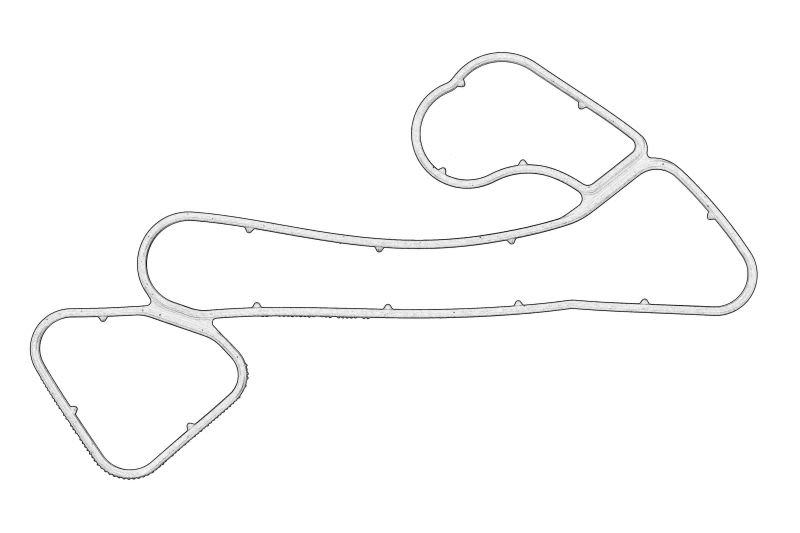 Empaquetadura de enfriador de aceite OE VW 059 117 070B para Audi A4 B8