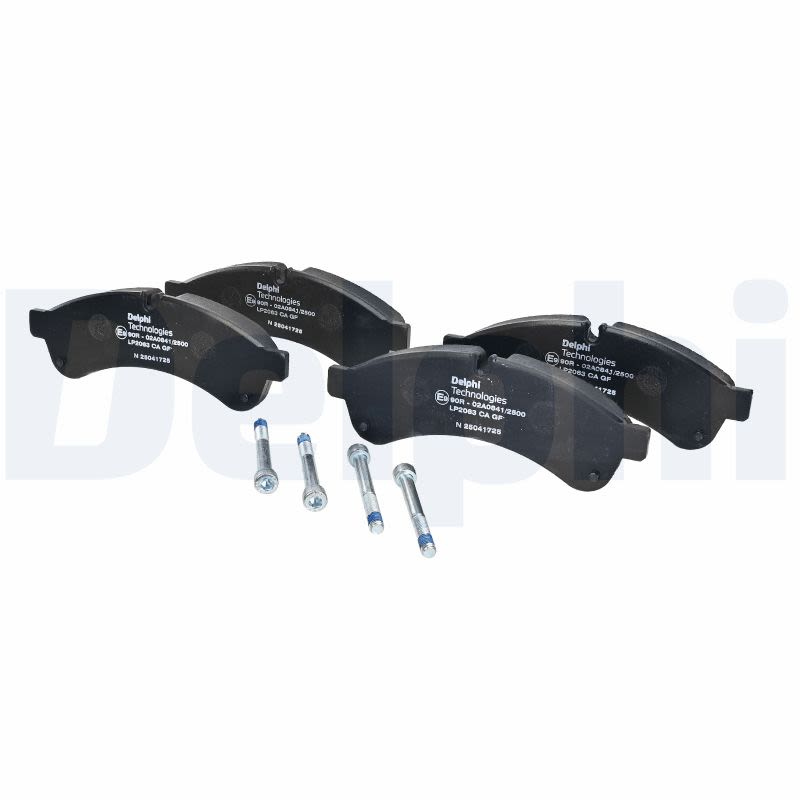 Pastillas de freno de disco DELPHI LP2063 para Iveco Daily V