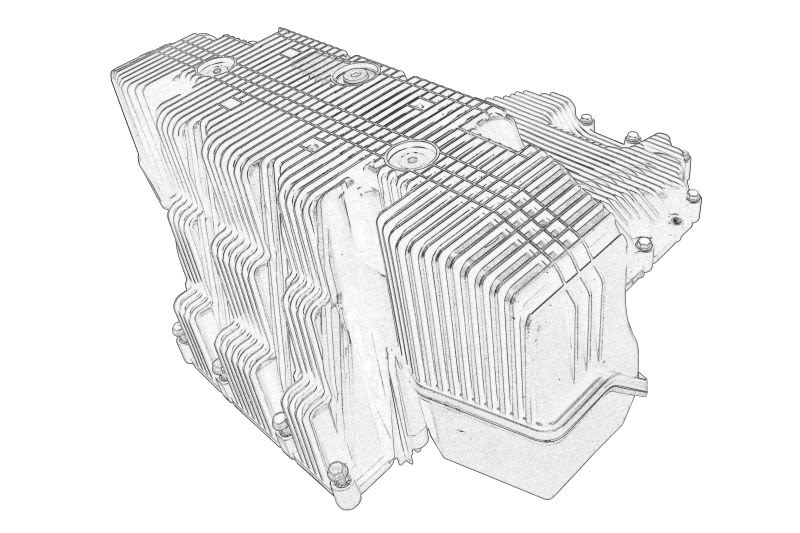 Cárter de aceite OE DB TRUCK 934 010 16 13 para Mercedes-Benz Atego 3