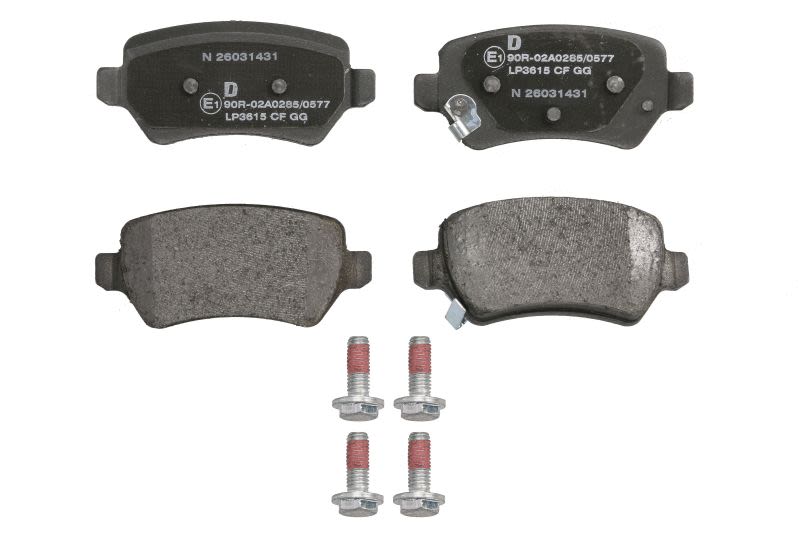 Pastillas de freno de disco DELPHI LP3615 para KIA Cee'D