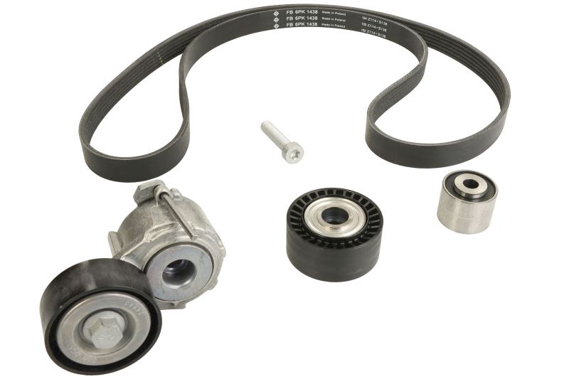 Juego de correa multinervada INA 529 0107 10 para Peugeot 206