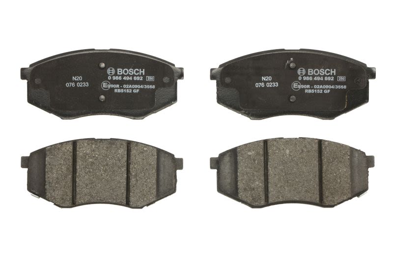 Pastillas de freno de disco BOSCH 0 986 494 692 para Toyota Coroll