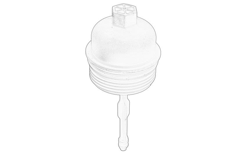 Tapa de carcasa de filtro de aceite OE HYUNDAI 263152A000 para Hyundai Accent IV