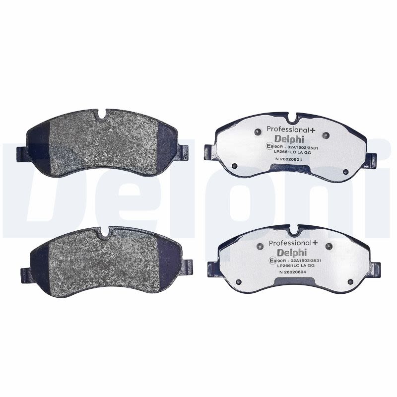 Pastillas de freno de disco DELPHI LP2661LC para Ford Transit V363