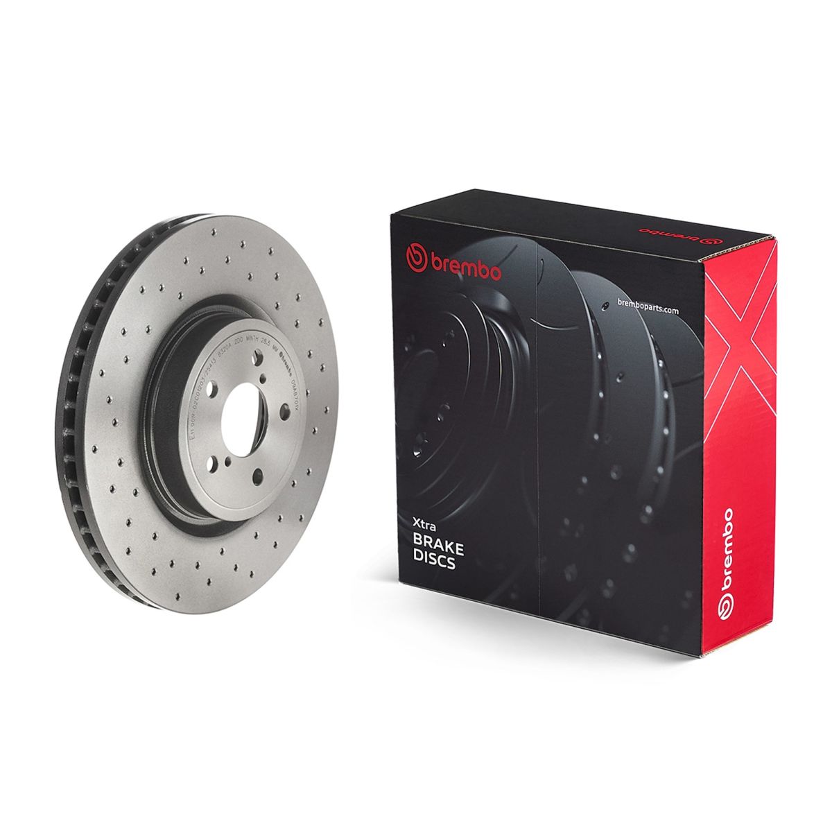 Disco de freno BREMBO 09.A870.1X para Subaru Legacy V