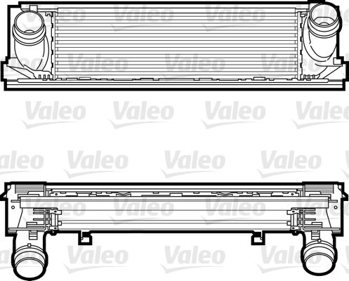 Enfriador de aire de carga (intercooler) VALEO 818263